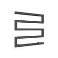 Reina Serpe Steel Anthracite Designer Heated Towel Rail Radiator Central Heating