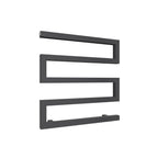 Reina Serpe Steel Anthracite Designer Heated Towel Rail Radiator Central Heating