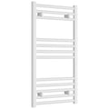 Reina Capo White Vertical Straight Heated Towel Rail Radiator