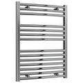 Reina Diva Chrome Curved Heated Towel Rail Radiator