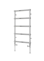 Reina Lecco Steel Chrome Straight Designer Heated Towel Rail Radiator