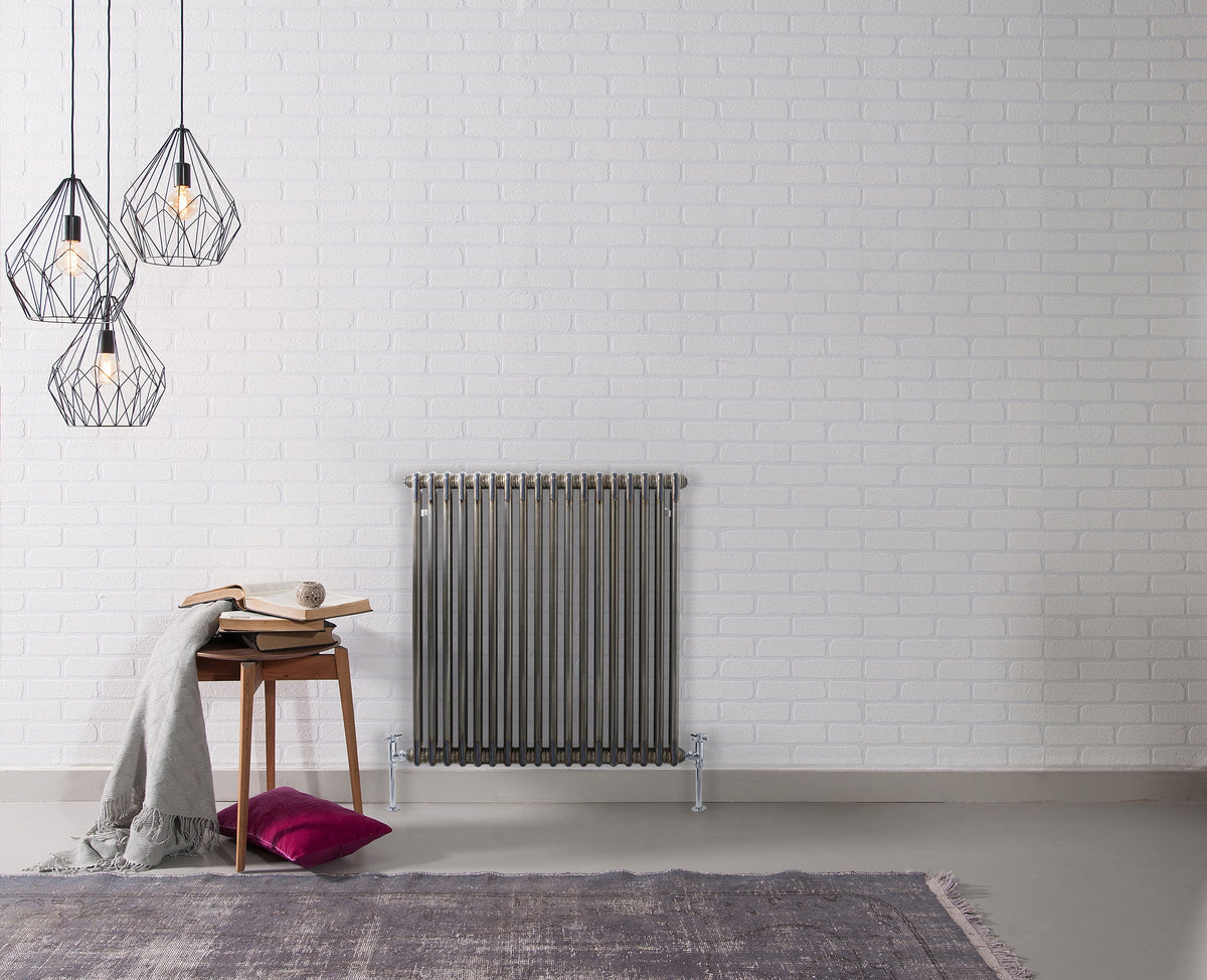 Kartell Laser Klassic Raw Metal Lacquer Steel Horizontal Column Radiator