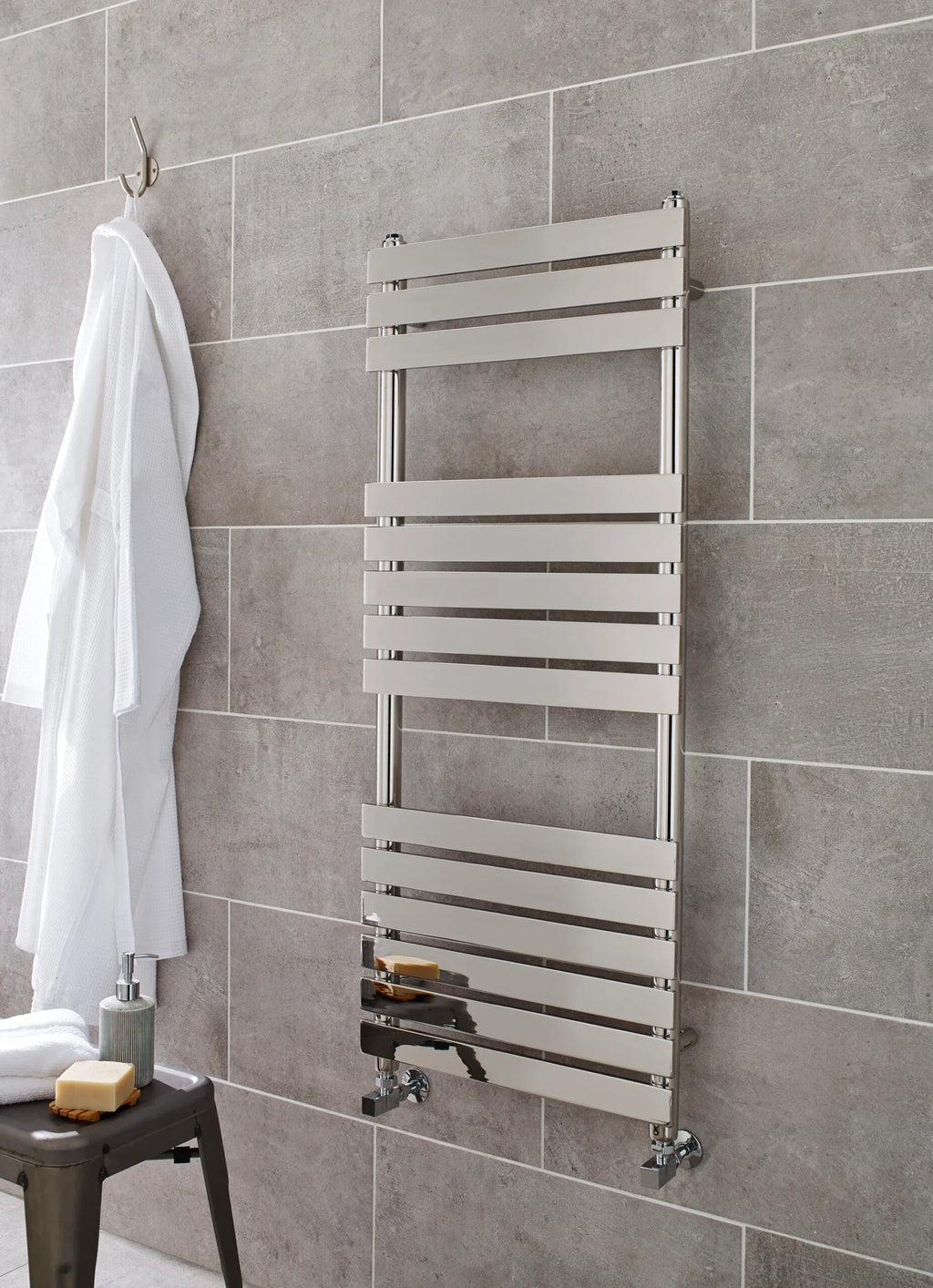 Kartell Memphis 500x1200mm Chrome Heated Towel Rail