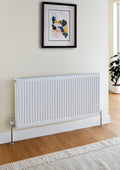 Kartell Kompact Type 11 White Steel Single Panel Single Convector Radiators