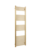 Kartell 22mm Straight Towel Rail 500mm x 1600mm - Brushed Brass