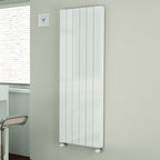 Kartell Premium K-Flat Type 10 White Steel Single Panel Vertical Designer Radiators