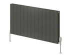 Reina Casina Anthracite Single/Double Horizontal Aluminium Radiator