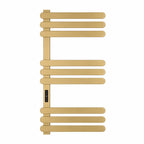 Kartell Selecta Smart Dry Electric Towel Rail 1100 x 500mm - Brushed Brass (view 3)