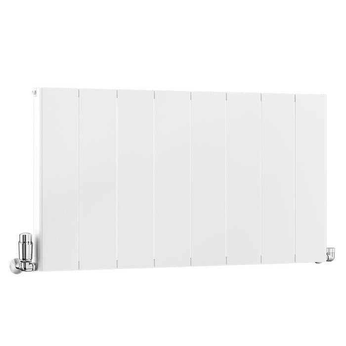 Traderad Premium Slimline White Horizontal Aluminium Designer Radiators