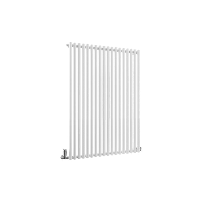 Traderad Premium Steel Round Tube White Vertical Designer Radiators