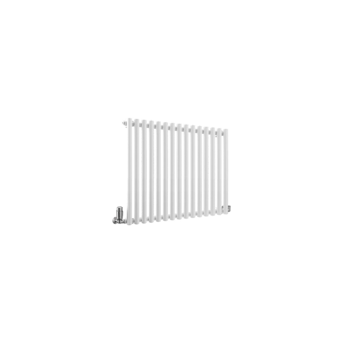 Traderad Premium Steel Round Tube White Vertical Designer Radiators