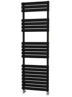 Traderad Elliptical Tube Black Designer Heated Towel Rails