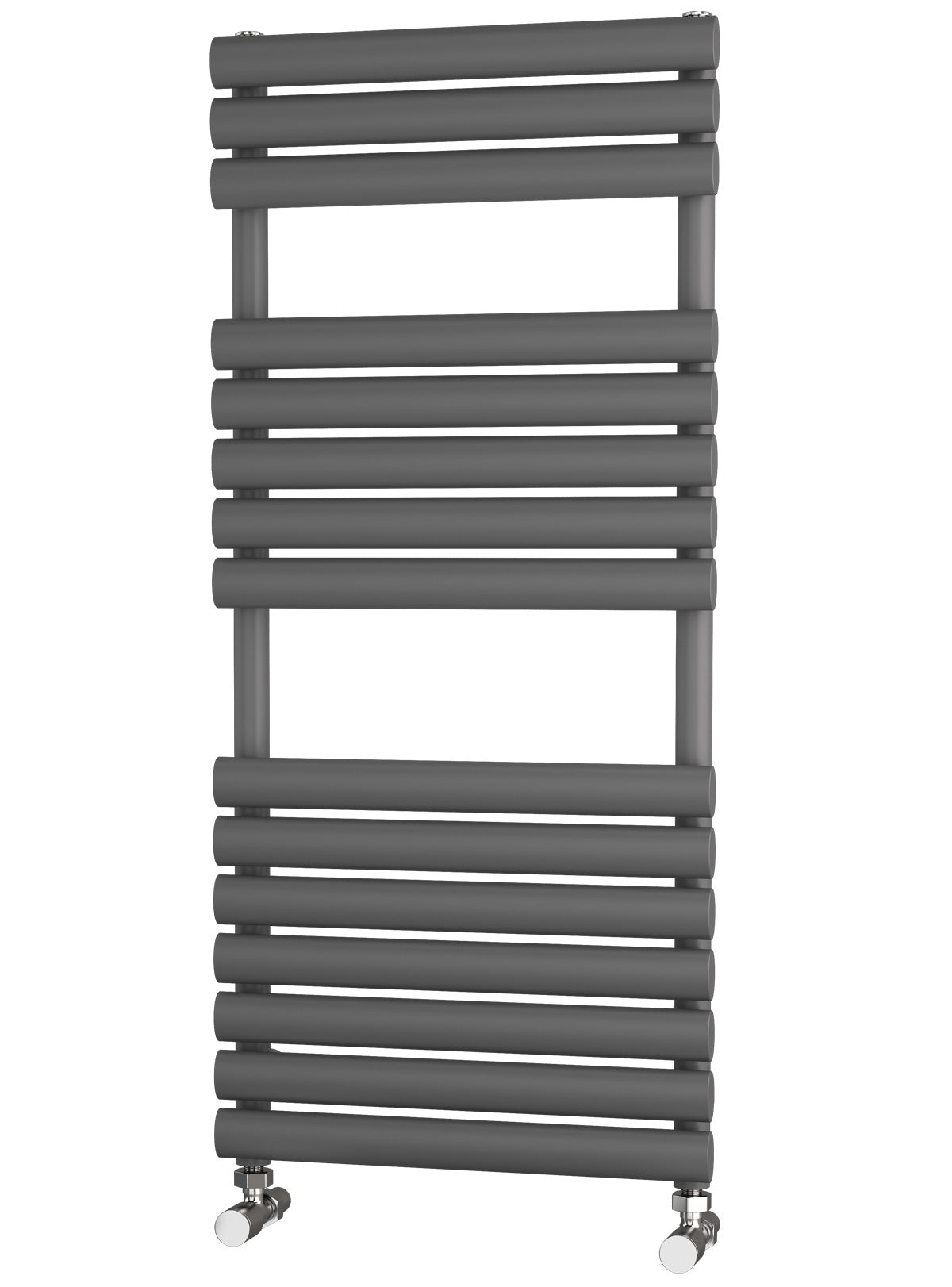 Traderad Elliptical Tube Anthracite Designer Heated Towel Rails