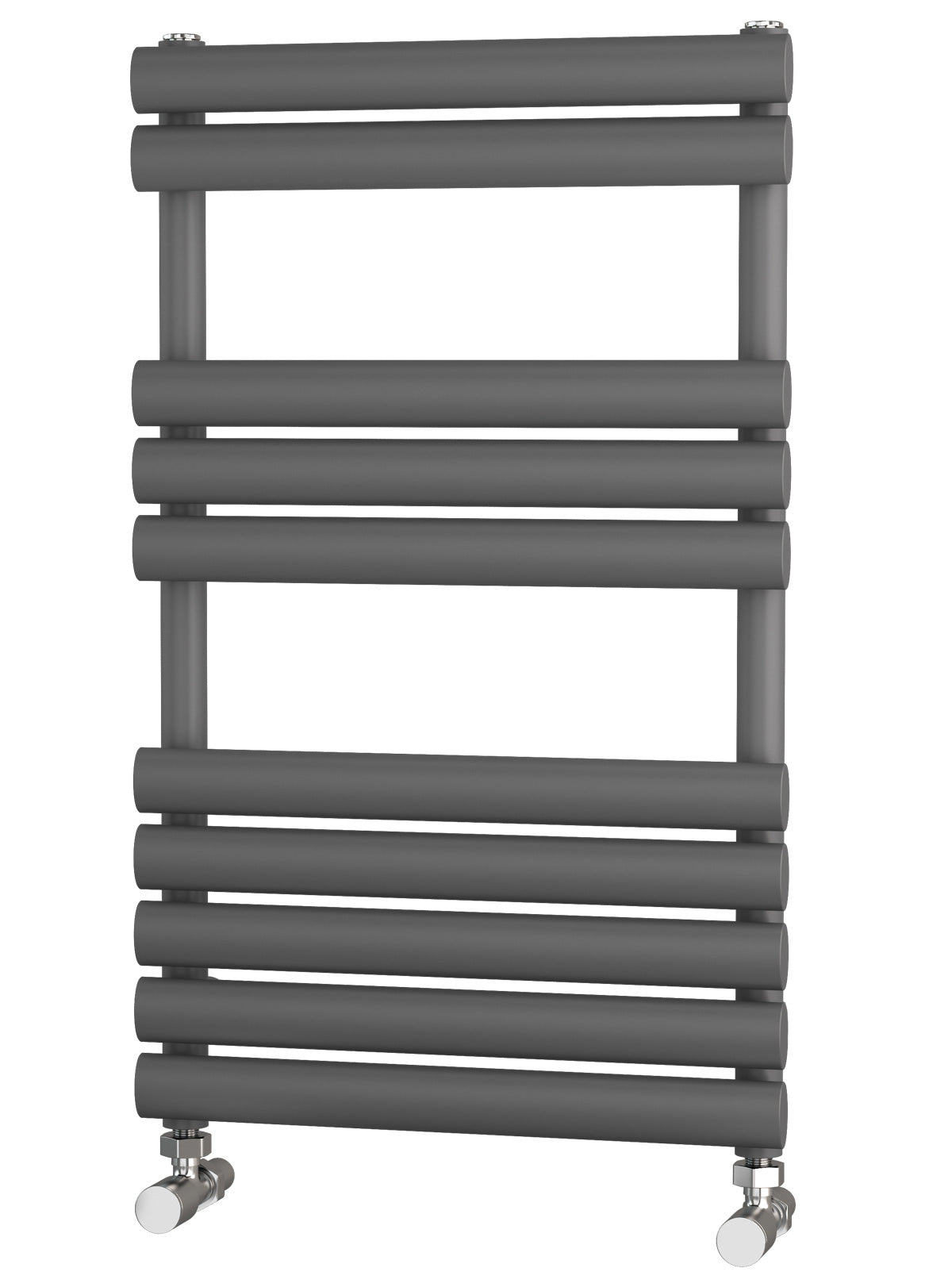 Traderad Elliptical Tube Anthracite Designer Heated Towel Rails