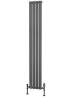 Traderad Flat Tube Steel Anthracite Vertical Designer Radiators