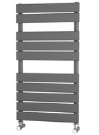 Traderad Flat Tube Anthracite Designer Heated Towel Rails