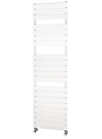 Traderad Flat Tube White Designer Heated Towel Rails