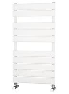 Traderad Flat Tube White Designer Heated Towel Rails