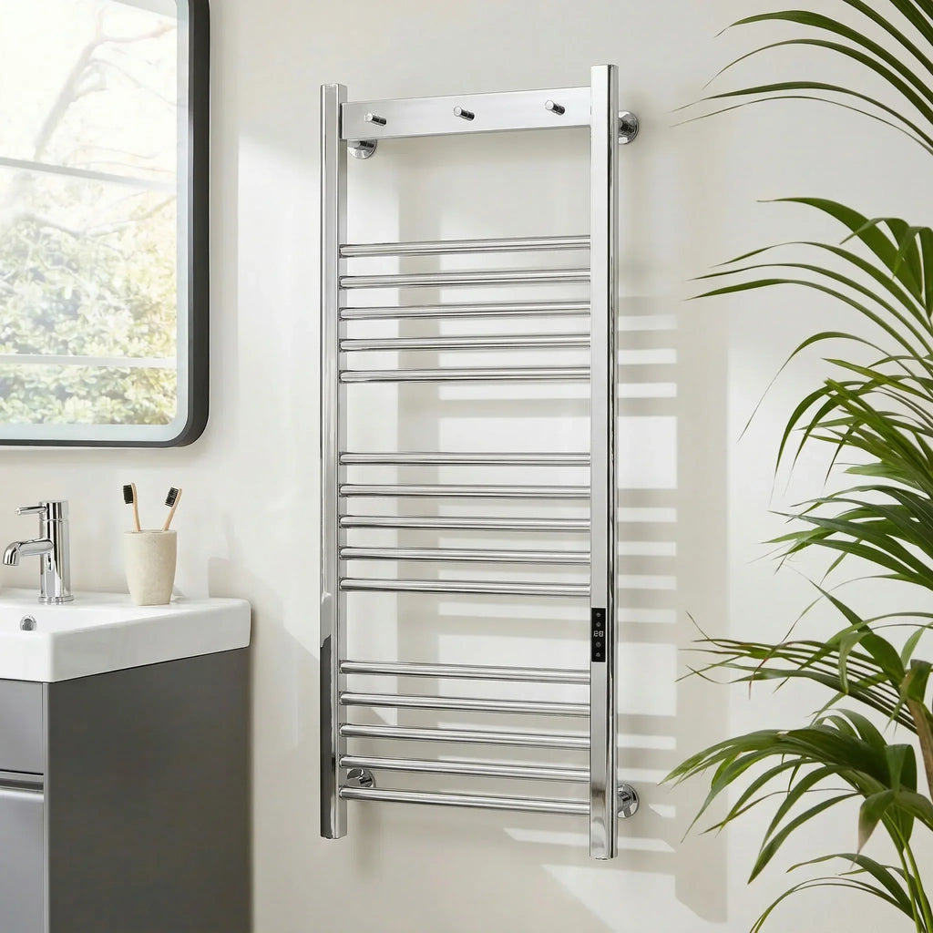 Kartell Toro Smart Dry Electric Heated Towel Rail 1200 x 500mm - Chrome