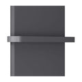 Reina Borda Steel Vertical Single Radiator Towel Bar 440mm Anthracite