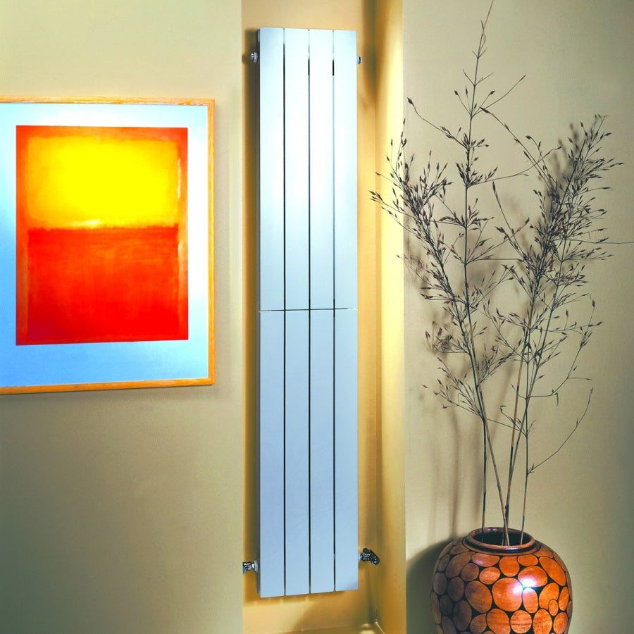 Kartell Vermont Hi Aluminium White Vertical Designer Radiators