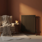 Anthracite Radiator Cosy Living Room 1:1