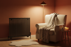 Anthracite Radiator Cosy Living Room