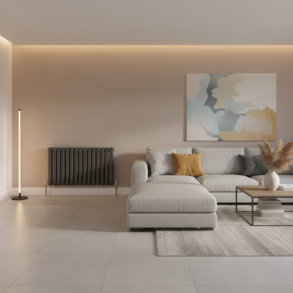 Anthracite Radiator Lifestyle Room