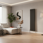 Anthracite Vertical Column Radiator Lifestyle 1:1