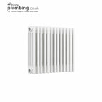 Traderad Paragon 4 Column Horizontal Radiator, White (view 4)