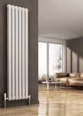 Reina Coneva Steel White Vertical Designer Radiator Central Heating