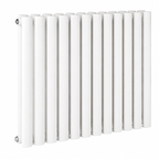 Kartell Aspen Steel Horizontal Designer Radiator - White (view 2)