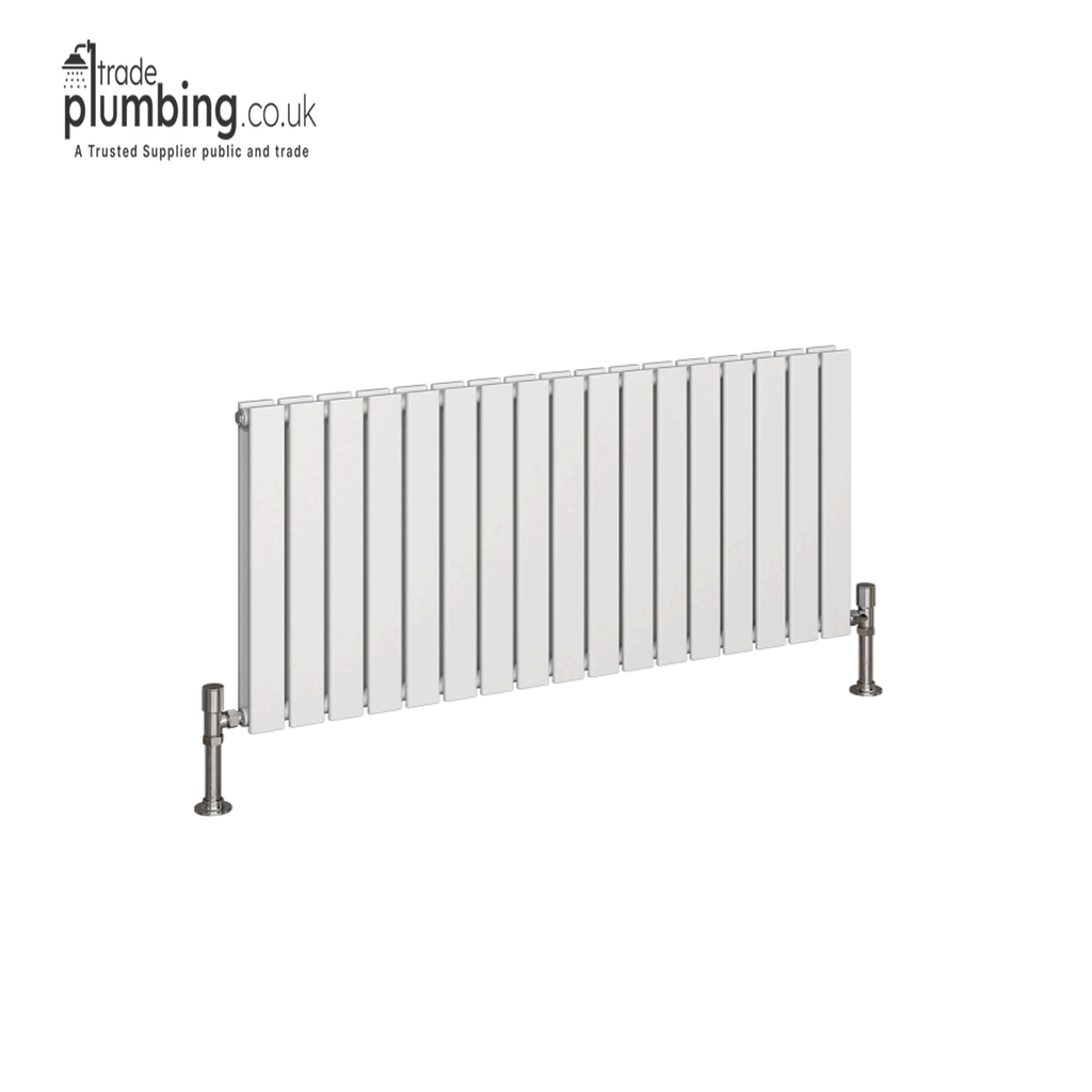 Traderad Linea Double Horizontal Radiator, White (view 2)