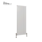 Traderad Linea Double Vertical Radiator, White (view 2)