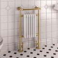 Eastbrook Isbourne 940 x 507 Brushed Brass / Gloss White