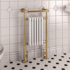 Eastbrook Isbourne 940 x 507 Brushed Brass / Gloss White