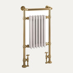 Eastbrook Isbourne 940 x 507 Brushed Brass / Gloss White