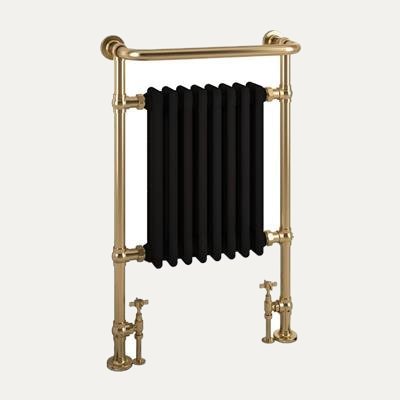 Eastbrook Isbourne 940 x 600 Brushed Brass / Matt Black