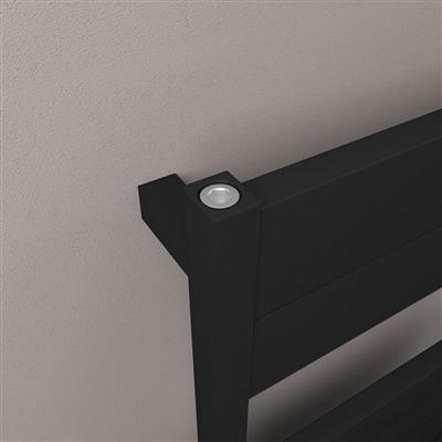 Eastbrook Kingswood Slimline 1820 x 600 Aluminium Towel Rail Matt Black