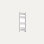 Eastbrook Wendover Curved Multirail White Heated Towel Rais