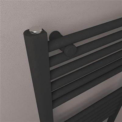 Eastbrook Wendover Straight Multirail 1400 x 600 Matt Black