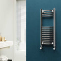 Eastgate 22Mm Steel Chrome Curved Heated Towel Rails