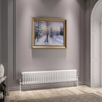 Eastbrook Imperia Column Gloss White Horizontal Designer Radiator