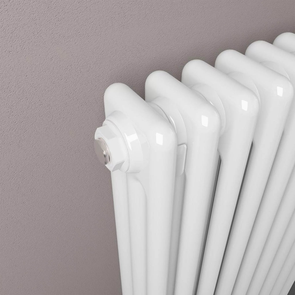 Eastbrook Imperia Column Gloss White Horizontal Designer Radiator (view 2)