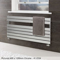 Eastbrook Staverton Chrome Tube on Tube Steel Horizontal Heated Towel Rails
