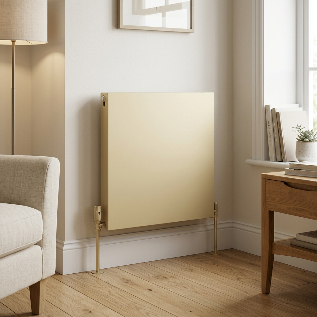 Eastbrook Type 11 Matt Cappuccino Flat Panel Horizontal Radiators - Central Heating