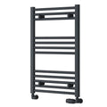 Reina Capo Anthracite Vertical Straight Heated Towel Rail Radiator
