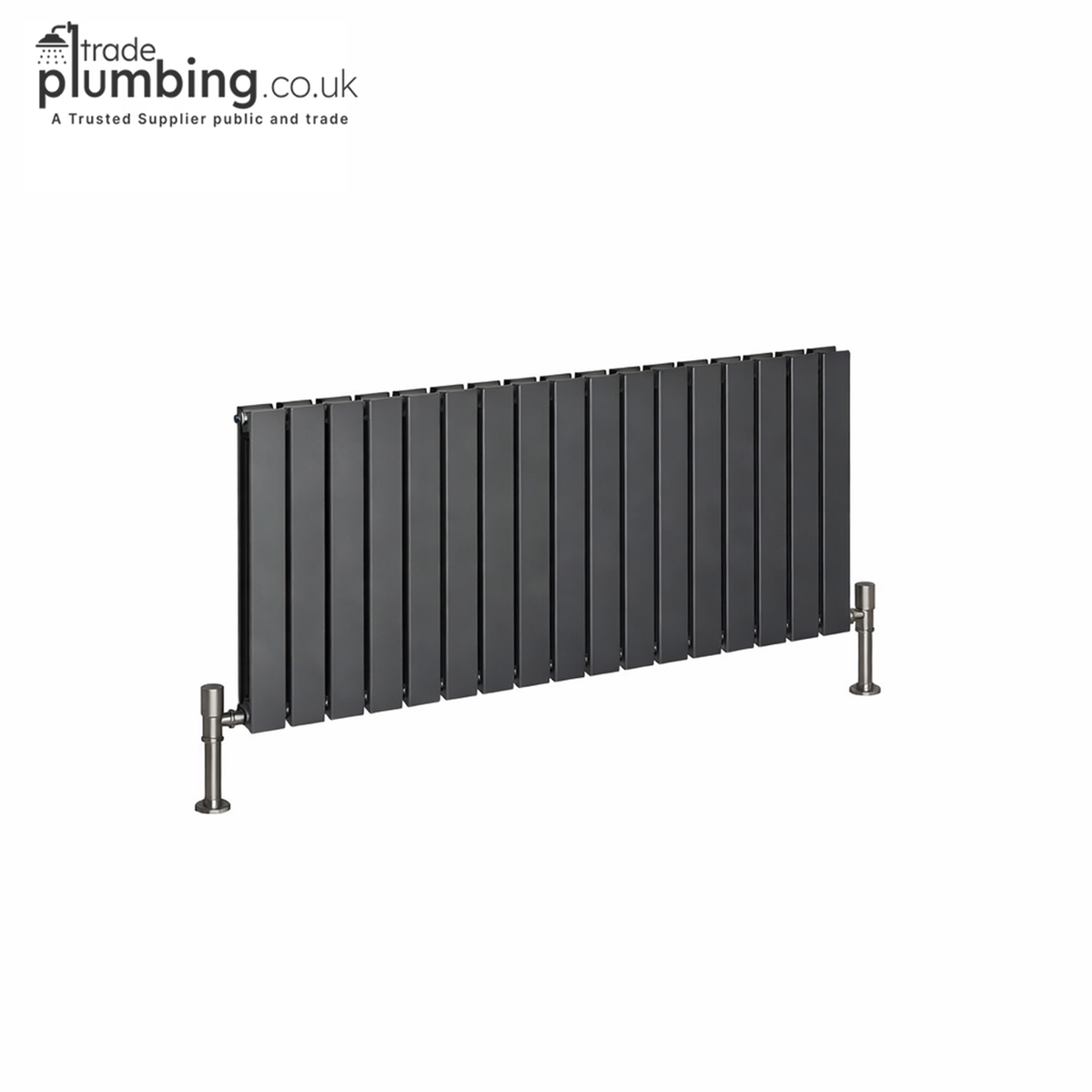 Traderad Linea Double Horizontal Radiator, White (view 4)
