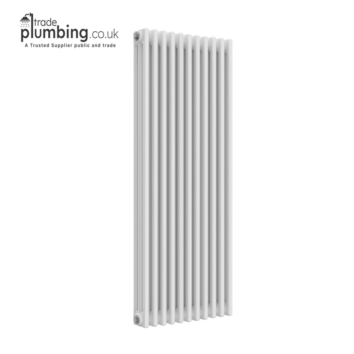 Traderad Paragon 3 Column Vertical Radiator, White (view 5)