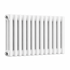 Traderad Paragon 3 Column Horizontal Radiator, White (view 2)